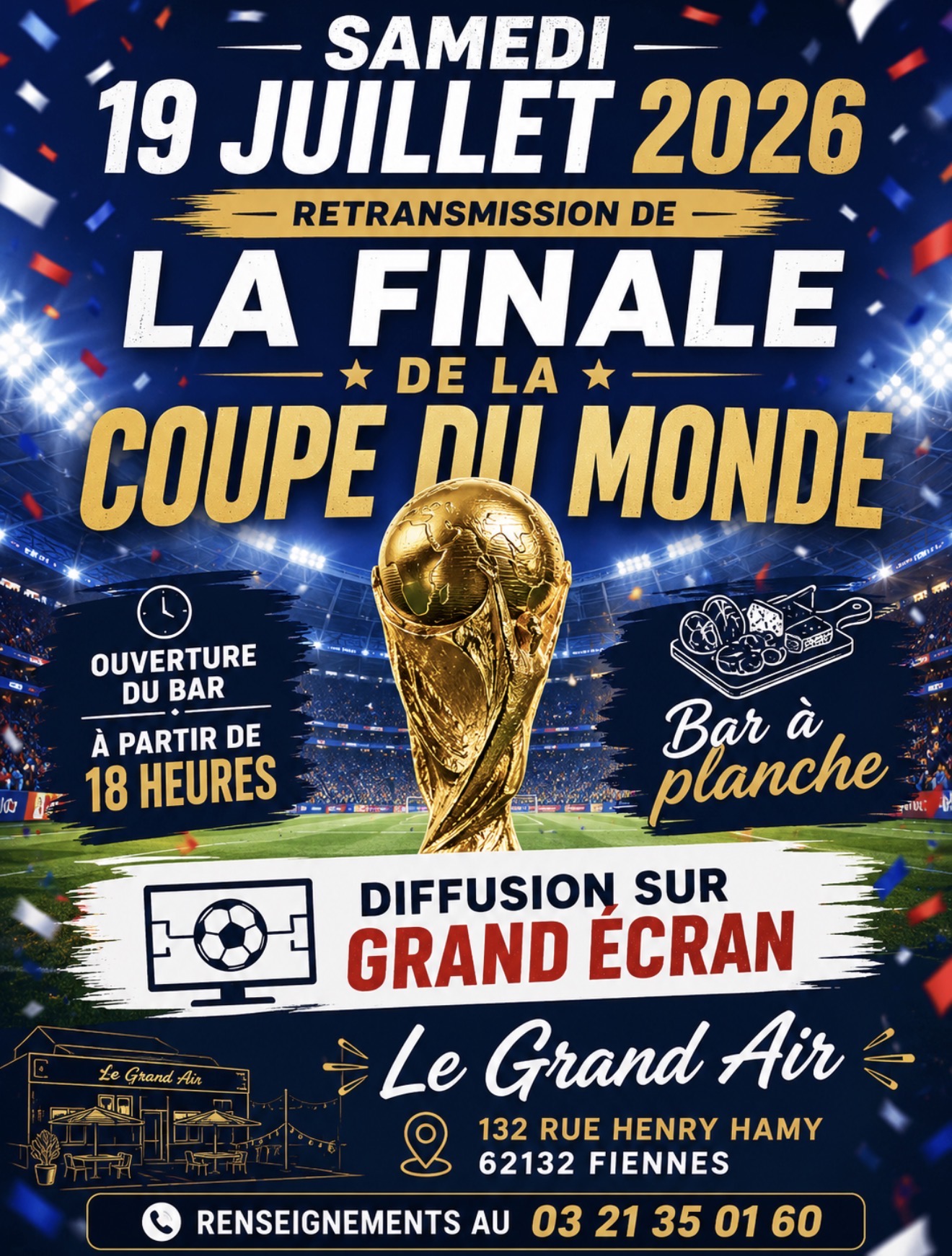 Planche apéro du Domaine du Grand Air