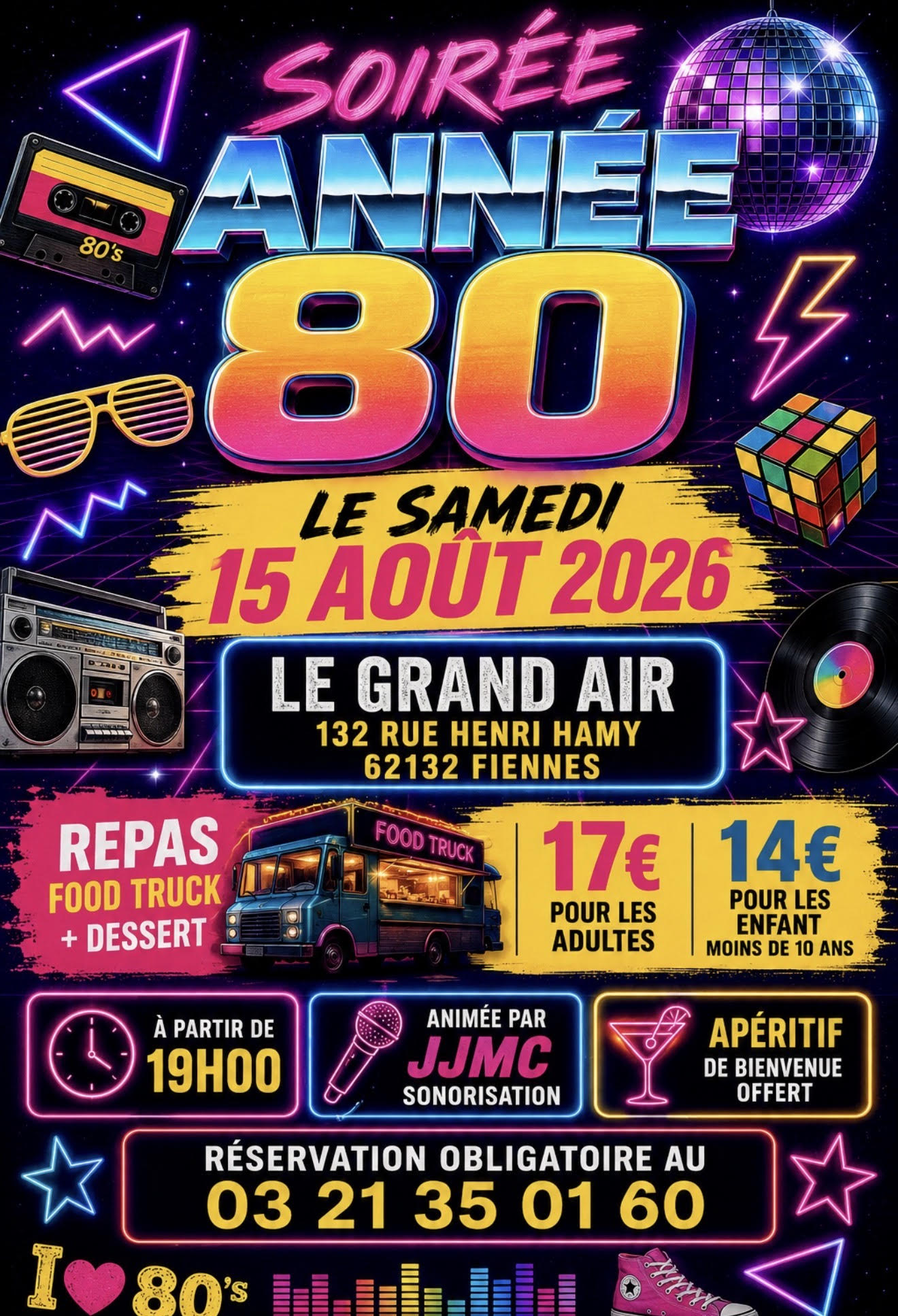 Soirée Année 80